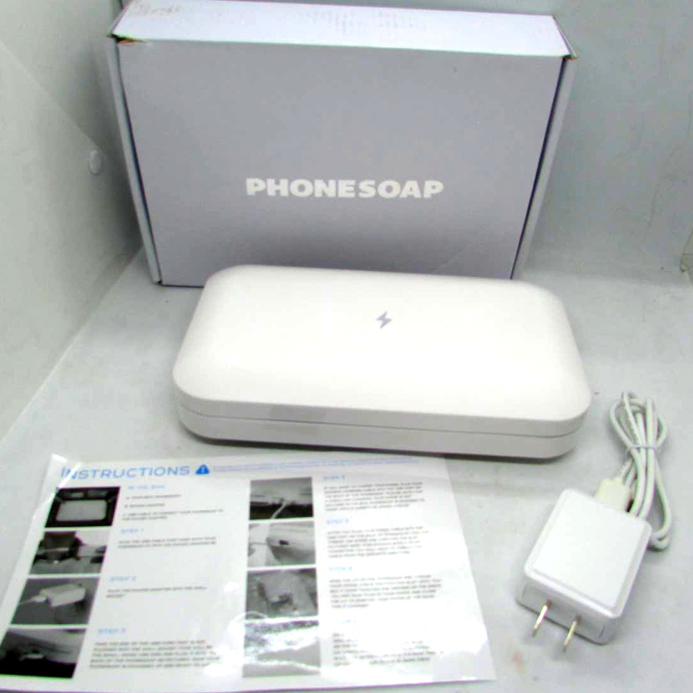 PhoneSoap UV Cell Phone Sanitizer & Power Cord